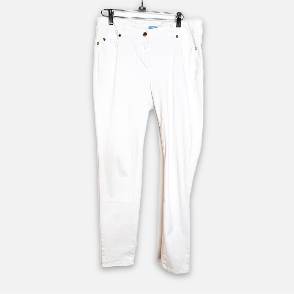J. McLaughlin | White Straight Jeans